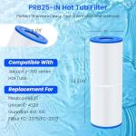 Future Way PRB25-IN Hot Tub Filter Replacement for Pleatco PRB25, Unicel C-4326, Guardian 413-106, Filbur FC-2375/FC-2370, 5X13 Drop in Spa Filter, 25 sq.ft, 2 Pack