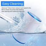 POOLPURE Spa Filter Replaces Watkins 303279, PFF42TC-P4, 5CH-37, 78460, FC-2402, Lifesmart, Freeflow, AquaTerra, Hydromaster, Grandmaster, Simplicity, Bermuda Hot Tub Filters 2PACK