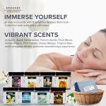 Hot Tub Aromatherapy Bath Salt 8-Pack Botanicals Bundle (4oz) - Apple Sandalwood, French Vanilla, Flora Wood, Ocean Breeze Pina Colada, Honey Mango,Tropical Rain, Eucalyptus, with Hot Cold Towel