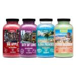 Hot Tub & Spa Aromatherapy Bath Salt Crystal Scents Spazazz Destinations Collection Bundle Aloha Paradise, Big Apple, City of Love, Cherry Blossom - Skin Moisturizer - Will Not Damage Spas & Hot Tubs