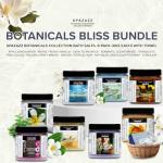 Hot Tub Aromatherapy Bath Salt 8-Pack Botanicals Bundle (4oz) - Apple Sandalwood, French Vanilla, Flora Wood, Ocean Breeze Pina Colada, Honey Mango,Tropical Rain, Eucalyptus, with Hot Cold Towel