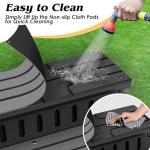 Marudina Universal Hot Tub Steps with Anti-Slip Mats,HDPE 2-Step Spa Stairs with Storage,Waterproof & Sturdy–Portable Stairs for Hot Tub/Camper/SPA Pool/Pet Stairs