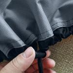 UCEDER Waterproof Hot Tub Cover -Outdoor Spa Cover Cap(Actual Size 97''x97''x20'' Fit 95''x 95'') 600D Heavy Duty Polyester Hot Tub Cover Protector(Dark Gray)