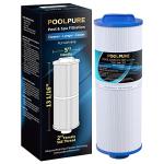 POOLPURE 4CH-949 Spa Filter Replaces Pleatco PWW50L, 200702, Cal Spa FIL50-5D13H15FCT-3, Filbur FC-0172, SD-01143, 817-4050, Waterway Teleweir 50, Rising Dragon 50, hot tubs Filter Cartridge 1 Pack