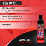 Erospa Hot Tub Aromatherapy Liquid with All-Natural Extracts – 237 ml/8 fl oz – 100% Body-Safe Spa and Hot Tub Fragrances – Vegan, Gluten Free, Parabens Free, Cruelty Free (Seduction)