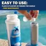 XtremeClear 1" Chlorine Tabs Swimming Pool Hot Tub & Spa Eliminate Bacteria & Algae Sanitizer Makes Water Clean & Crystal Clear Slow Dissolving 1.5lbs