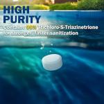 XtremeClear 1" Chlorine Tabs Swimming Pool Hot Tub & Spa Eliminate Bacteria & Algae Sanitizer Makes Water Clean & Crystal Clear Slow Dissolving 1.5lbs