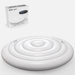Sibosen Inflatable Hot Tub Cover with Handle, One Size Fits All Portable Hot tub Cover Upgrade Insulated Thermal Energy Saving Hot Tub Lid Protector Outdoor Windproof Rain-Proof Snow-Proof (White)