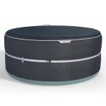 XCZ Portable Hot tub Cover That Completely Covers Inflatable hot tub- Waterproof, Sun Resistant, dust Resistant, 85 "Inflatable Hot tub Spa, Round (Black, Cover only)