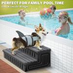 Marudina Hot Tub Steps with Removable Fabric Cover - Heavy Duty HDPE Spa Stairs with Storage, Non-Slip, Waterproof & Easy to Clean–All-Weather Steps for SPA, RV, Pool or Porch