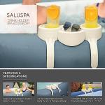 Bestway SaluSpa Inflatable Spa Drink Holder Tray | 1 Caddy Holds 2 Drinks | Outdoor Hot Tub and Spa Accessory