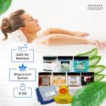 Spazazz Hot Tub Aromatherapy Gift Bundle- Seven- 4 Oz Spazazz Hot Tub Aromatherapy Bath Salt Crystals Sampler Jars Plus Hot/Cold Towel and Rubber Duck - Seven Distinct Scents of Bath and Spa Salts