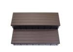 Confer Plastics Two Tier 36" Wide Deluxe Hot Tub Step. Non-Skid Spa Steps, Easy Installation, Sturdy, Long Lasting Upgrade to Your Space. Proudly Made in USA. - Espresso