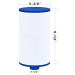Cryspool® 2402 Filter Compatible with Watkins 303279(not 303263), FC-2402, Free Flow and Lifesmart Hot Tub Filter, 1 1/2" Finer Thread Spa Filter Cartridge, 2 Pack