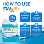 IONRX Hot Tub & Spa, Treatment, Conditioner, Balancer, Clarifier, Great for Sensitive Skin Spa Maintenance Made Easy. Also Works on Inflatable Spas & Small Swimming Pools128 fl oz.