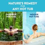 IONRX Hot Tub & Spa, Treatment, Conditioner, Balancer, Clarifier, Great for Sensitive Skin Spa Maintenance Made Easy. Also Works on Inflatable Spas & Small Swimming Pools128 fl oz.