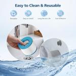 Hot Tub Filter Compatible with All RELXTIME Hot Tub, Pool Filters, Spa Filter Replacement, Filter Cartridges for Inflatable Hot Tubs Filtration, 4 Filter + 4 Filter Covers