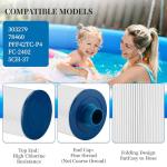 Porscan Spa Filter Replacement for Watkins 303279 Filbur FC-2402, Hot Tub Filter Cartridge 5CH-37 PFF42TC-P4 78460 Conpatible with LifeSmart, Free Flow, AquaTerra, Fantasy - 2 Pack