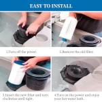 Porscan Spa Filter Replacement for Watkins 303279 Filbur FC-2402, Hot Tub Filter Cartridge 5CH-37 PFF42TC-P4 78460 Conpatible with LifeSmart, Free Flow, AquaTerra, Fantasy - 2 Pack