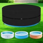 Round Hot Tub Cover, Heavy Duty Oxford Inflatable Spa Cover, Full Coverage Hot Tub Covers Replacement, Waterproof and Weatherproof Portable Cover Protectors for Outdoor