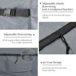 AKEfit Outdoor Waterproof and Weatherproof Hot Tub Cover 85 x 85 inch fit 84 x 84 or 83 x 83 or 82 x 82 or 7 ft x 7 ft Square SPA 600D Heavy Duty Cover Protectors Protective Cover Cap