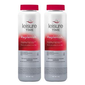 Leisure Time 45310-02 Spa Replenish Shock Oxidizer for Spas and Hot Tubs, 2-Pounds, 2-Pack
