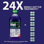 Hot Tub Serum, A Weekly Maintenance Hot Tub Cleaner/Clarifier/Conditioner/Softener All-in-One 2 Liter (24 Weekly doses), Inflatable Hot Tub Chemicals for Complete Hot Tub Treatment