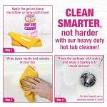 Quick ‘n Brite Heavy Duty Hot Tub Cleaner - Non-abrasive Cleaning Gel, 16 oz. (Packaging May Vary)