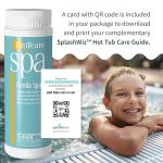 Proteam Spa Gentle Spa Hot Tub Water Softener with SplashWiz Hot Tub Chemicals Care Guide e-Book Made in USA (1.5 lb)