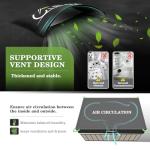 Uirway 600D Square Hot Tub Cover 91”L x 91”W x 20”H [2025 Upgraded Heavy Duty Fabric] Outdoor Waterproof SPA Covers for Hot Tub, New Super Windproof Straps, Hot Tub Winter Cover Protector with Anti-UV