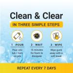 Bio Ouster 3in1 Weekly Hot Tub Cleaner, Conditioner, Clarifier - Hot Tub Chemicals for Standard & Inflatable Spas - Spa Chemicals for Crystal Clear & Sparkling Clean Water - Made in USA (16oz)