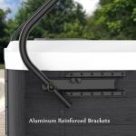 Spa Cover Lift Universal Hot Tub Cover Lifts Side Mounted Cover Lifter Aluminum Reinforced Brackets, Spa Cover Lever Lift Fits Most Spa & Hot Tubs