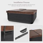 Spa Cover Lift Universal Hot Tub Cover Lifts Side Mounted Cover Lifter Aluminum Reinforced Brackets, Spa Cover Lever Lift Fits Most Spa & Hot Tubs