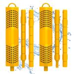 Joepoe SPA Mineral Sticks for Hot Tub, Hot Tub Stick with 4 Months Lifetime Universal for Hot Tub & Pool, Spa Mineral Cartridge Keeps Water Crystal Clear (Yellow,2-Pack)