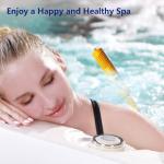 Joepoe SPA Mineral Sticks for Hot Tub, Hot Tub Stick with 4 Months Lifetime Universal for Hot Tub & Pool, Spa Mineral Cartridge Keeps Water Crystal Clear (Yellow,2-Pack)