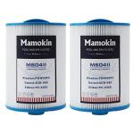 Mamokin PWW50 Spa Filter, Replaces 6CH-940，Filbur FC-0359, 817-0050, 25252, 03FIL1400, PWW50P3(NOT PWW50P4), (1 1/2" Coarse Thread), Waterway Front Access Skimmer, SAE Thread Hot Tub Filter 2 Pack