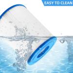 EXCELFU Spa Filter Replaces PRB25SF, Unicel C-4405, Marquis 20342, Filbur FC-2387, PRB25SF-PAIR, Rainbow DSF 50, R172464, APCC7062, CMP 25392-000-100, 17-2464, 817-5010 Hot Tub Filter 2 Pack