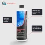 AquaDoc Hot Tub Cover Protector - Spa Cover Cleaner and Protectant for Dirt, Grime & Odors - Hot Tub Care Solution - Made in USA - 16oz
