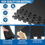 1/2" Extra Thick Hot Tub Mat,85IN Large Hot Tub Mat for Inflatable Tub,Hot Tub Pad Foundation,Eva Foam Padding for Indoor Outdoor,Inflatable Hot Tub Accessories (Dark Gray)