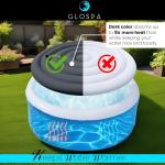 GloSpa Inflatable Hot Tub Cover Round, One Size Fits All Energy Saving Heat Insulator & Protector, Insulated Thermal Hot Tub Replacement Cover Accessories