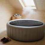 𝐔𝐩𝐠𝐫𝐚𝐝𝐞𝐝 Inflatable Hot Tub Cover Round- for All Coleman salu-spas Intex Hot Tub Covers | Energy Efficient and No Leakage | Rain-Proof & Snow-Proof | Insert Insulated Hot Tub Lid Accesories