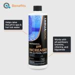 AquaDoc pH Increaser for Hot Tub - pH Up for Hot Tub Spa - pH Increaser Hot Tub Chemicals - Balance Your pH Up and Down Levels Effectively - Adjust pH Levels for Hot Tub Maintenance - 32oz