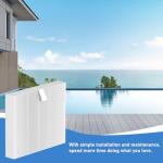 Vickmons 10-00814 Hot Tub Spa Simplicity Flat Filters Compatible with Bullfrog M Series M6 M7 M8 M9, Swim Series S150 S180XD S200 and A Series A5 A6 A7 A8 A9 (2023 to Present), Pack of 4