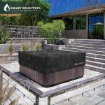 ULTCOVER Smart Selection Square Hot Tub Cover Protector Waterproof & UV Protection SPA Cover 85 x 85 inch, Black