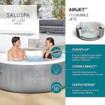 Bestway SaluSpa St.Lucia EnergySense AirJet Inflatable Hot Tub Spa 67" x 26"
