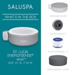 Bestway SaluSpa St.Lucia EnergySense AirJet Inflatable Hot Tub Spa 67" x 26"
