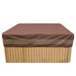 Duck Covers Ultimate Water-Resistant 94 Inch Square Hot Tub Cover Cap, Outdoor Spa Cover