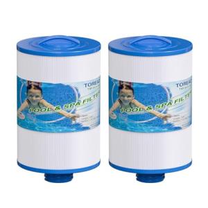 FC-0359 SPA Filter Replacement for Unicel 6CH-940, PWW50P3(NOT PWW50P4), 817-0050, 25252, 03FIL1400, 1 1/2" SAE Thread Screw in Filter, 2 Pack