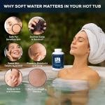 Spa Marvel Water Treatment & Conditioner – Enzyme-Based Hot Tub Water Care – Improves Water Quality, Comfort & Odor – Helps Reduce Chemicals – 16 fl oz – Lasts 30 Days – Includes 2 Sponges