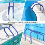 HOXHA 6 Feet Swimming Pool Handrail Cover Anti-Slip Railing Handle Cover Grip Sleeve with Zippers Swimming Pool Accessories for Pool Hot Tub Ladder Railing